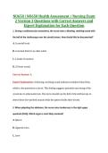 NU650 Exam 2 V1&comma; V2 & V3 &vert; NU650 Health Assessment &sol; Nursing Exam 2 &vert; Regis &vert; Complete Exam Bundle with Detailed Verified Answers