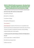 NU650 Exam 4 V1 & V3 &vert; NU650 Health Assessment &sol; Nursing Exam 4 &vert; Regis &vert; Complete Exam Bundle with Detailed Verified Answers