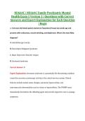 NU664C &vert; NU664C Family Psychiatric Mental &NewLine;Health Exam 1 Version 1 &vert; Questions with Correct &NewLine;Answers and Expert Explanation for Each Question &NewLine;&vert; Regis 