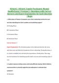 NU664C &vert; NU664C Family Psychiatric Mental &NewLine;Health Exam 1 Version 2 &vert; Questions with Correct &NewLine;Answers and Expert Explanation for Each Question &NewLine;&vert; Regis 