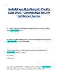 Limited Scope Of Radiography Practice&NewLine;Exam 2026 &ndash; Comprehensive Q&A For&NewLine;Certification Success 