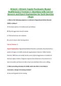 NU664C Exam 2 V1&comma; V2 & V3 &vert; NU664C Family Psychiatric Mental Health Exam 2 &vert; Regis &vert; Complete Exam Bundle with Detailed Verified Answers