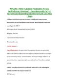 NU664C Exam 4 V1 & V2 &vert; NU664C Family Psychiatric Mental Health Exam 4 &vert; Regis &vert; Complete Exam Bundle with Detailed Verified Answers