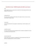 Bio 2200 Unit 2 Exam &vert; UPDATED Questions with 100&percnt; Correct Answers&NewLine;