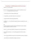 BIOL 2200 Exam 1 &vert; UPDATED Questions with 100&percnt; Correct Answers&NewLine;