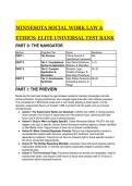 2026&sol;2027 Minnesota Social Work Law & Ethics Exam 2026 &vert; S-Tier Ultimate Test Bank &lpar;Chapter 148E&rpar;