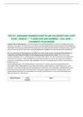 NUR 521 Advanced Pharmacology Exam 3 Blueprint and Study Guide &vert; Module 7 &ndash; 8 Questions and Answers &vert; Fall 2026 &vert; University of Alabama
