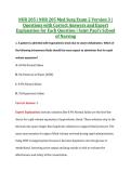 NUR 205 Exam 2 V1&comma; V2 & V3 &vert; NUR 205 Med Surg Exam 2 &vert; Saint Paul&rsquo;s School of Nursing &vert; Complete Exam Bundle with Detailed Verified Answers
