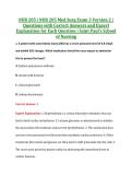 NUR 205 Exam 3 V1&comma; V2 & V3 &vert; NUR 205 Med Surg Exam 3 &vert; Saint Paul&rsquo;s School of Nursing &vert; Complete Exam Bundle with Detailed Verified Answers