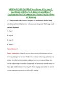 NUR 205 Exam 4 V1&comma; V2  &vert; NUR 205 Med Surg Exam 4 &vert; Saint Paul&rsquo;s School of Nursing &vert; Complete Exam Bundle with Detailed Verified Answers