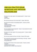 GMS 6504 PRACTICE EXAM&NewLine;QUESTIONS AND DETAILED&NewLine;SOLUTIONS 2026 