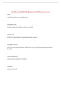 Bio 2200 Exam 2 &vert; UPDATED Questions with 100&percnt; Correct Answers&NewLine;