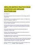 NETA 6TH EDITION PRACTICE EXAM&NewLine;QUESTIONS AND DETAILED&NewLine;SOLUTIONS 2026