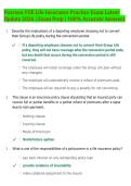 Pearson VUE Life Insurance Practice Exam Latest &NewLine;Update 2026 &vert; Exam Prep &vert; 100&percnt; Accurate Answers