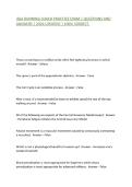 ISSA RUNNING COACH PRACTICE EXAM &vert; QUESTIONS AND ANSWERS &vert; 2026 UPDATED &vert; 100&percnt; CORRECT&period;