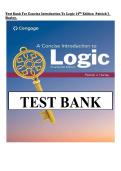 Test Bank For Concise Introduction To Logic 14Th Edition  Patrick J&period; &NewLine;Hurley&period;