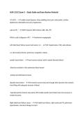 NUR 1212C Exam 3 &ndash; Study Guide and Exam Review Material