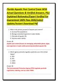 Florida Aquatic Pest Control Exam With&NewLine;Actual Questions & Verified Answers&comma; Plus&NewLine;Explained Rationales&sol;Expert Verified For&NewLine;Guaranteed 100&percnt; Pass 2026&sol;Latest&NewLine;Update&sol;Instant Download Pdf