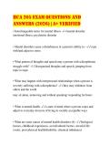 HCA 205 Exam Questions and&NewLine;Answers &lpar;2026&rpar; &vert; A&plus; Verified