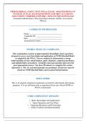NFHS BASEBALL PART I TEST &lpar;WIAA&rpar; EXAM - &lpar;60 QUESTIONS&rpar; UP&NewLine;TO-DATE ACTUAL EXAM QUESTIONS AND 100&percnt; ACCURATE &NewLine;SOLUTIONS &vert; VERIFIED ANSWERS - INSTANT PDF DOWNLOAD