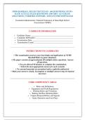 NFHS BASEBALL RULES TEST EXAM - &lpar;60 QUESTIONS&rpar; UP-TO&NewLine;DATE ACTUAL EXAM QUESTIONS AND 100&percnt; ACCURATE &NewLine;SOLUTIONS &vert; VERIFIED ANSWERS - INSTANT PDF DOWNLOAD