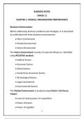 IEB Grade 12 Business Studies Chapter 1 & 2 