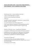 NR605 MIDTERM EXAM &vert; QUESTIONS AND ANSWERS &vert; 2026 UPDATED &vert; WITH COMPLETE SOLUTIONS&period;