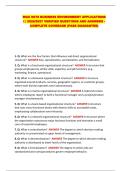 WGU D078 BUSINESS ENVIRONMENT APPLICATIONS I &vert; 2026&sol;2027 VERIFIED QUESTIONS AND ANSWERS - COMPLETE COVERAGE &lpar;PASS GUARANTEE&rpar;&NewLine;&NewLine;