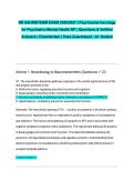 NR 546 MIDTERM EXAM 2026&sol;2027 &vert; Psychopharmacology for Psychiatric-Mental Health NP &vert; Questions & Verified Answers &vert; Chamberlain &vert; Pass Guaranteed - A&plus; Graded&NewLine;&NewLine;