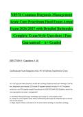 NR570 Common Diagnosis Management Acute Care Practicum Final Exam Actual Exam 2026&sol;2027 with Detailed Rationales &vert; Complete Exam-Style Questions &vert; Pass Guaranteed &ndash; A&plus; Graded&NewLine;&NewLine;
