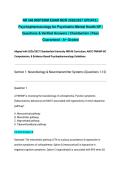 NR 546 MIDTERM EXAMS STUDY BUNDLE BEST RATED 2026&sol;2027 &vert; Psychopharmacology for Psychiatric-Mental Health NP &vert; Questions & Verified Answers &vert; New Update &vert; Chamberlain &vert; Pass Guaranteed - A&plus; Graded