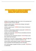NCCT TECH IN SURGERY &lpar;TS-C&rpar; CERTIFICATION MASTER EXAM &vert; 2026&sol;2027 COMPLETE QUESTIONS AND CORRECT ANSWERS&vert;LATEST VERSION &lpar;PASS GUARANTEE&rpar;