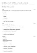 NUR 304 Exam 1 Part 1 &ndash; Study Guide and Exam Review Material