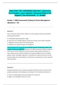 AMLS POST TEST ANSWERED 2026&sol;2027 &vert; Distinction Level Graded &vert; Latest Updated &vert; Advanced Medical Life Support &vert; Pass Guaranteed - A&plus; Graded&NewLine;&NewLine;
