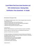 iLearnToBoat Final Exam Actual Questions and 100&percnt; Verified Answers &vert; Boating Safety Certification &vert; Pass Guaranteed - A&plus; Graded