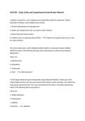 NUR 304 &ndash; Study Guide and Comprehensive Exam Review Material