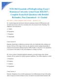 NUR 2063 Essentials of Pathophysiology Exam 1 Rasmussen University Actual Exam 2026&sol;2027 &ndash; Complete Exam-Style Questions with Detailed Rationales &vert; Pass Guaranteed &ndash; A&plus; Graded&NewLine;&NewLine;