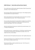 NURS 304 Exam 4 &ndash; Study Guide and Exam Review Material