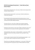NUR 304 Gerontological Nursing Exam 3 &ndash; Study Guide and Exam Review Material