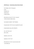 NUR 304 Exam 1 &ndash; Study Guide and Exam Review Material