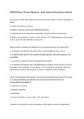NURS 304 Exam 1 Practice Questions &ndash; Study Guide and Exam Review Material