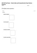 NR 304 Final Exam &ndash; Study Guide and Comprehensive Exam Review Material