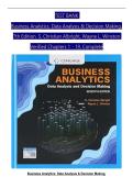 Test Bank for Business Analytics&colon; Data Analysis and Decision Making 6th Edition by S&period; Christian Albright & Wayne L&period; Winston &ndash; Complete Exam Questions & Answers &lpar;Chapters 1&ndash;20&rpar; 2026