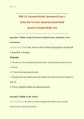 Exam 2&colon; NUR631&sol; NUR 631 &lpar;Latest 2026&sol; 2027 Update&rpar; Advanced Health Assessment&colon; History and Physical Examination Review&vert; Practice Questions and Verified Answers&vert; Complete Study Test&vert; Grade A&vert; 100&percnt; Correct &lpar;Verified Solutions&rpar; &ndash; Chamberlain&NewLine;&NewLine;
