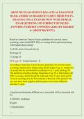 ABFM ITE EXAM NEWEST 2026 ACTUAL EXAM TEST &NewLine;BANK&vert; AMERICAN BOARD OF FAMILY MEDICINE IN&NewLine;TRAINING FINAL EXAM REVIEW WITH 350 REAL &NewLine;EXAM QESTIONS AND CORRECT DETAILED &NewLine;ANSWERS &lpar;VERIFIED ANSWERS&rpar; ALREADY GRADED &NewLine;A&plus; &lpar;MOST RECENT&excl;&excl;&rpar; 