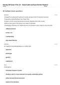 Nursing 304 Exam 4 Part 3A &ndash; Study Guide and Exam Review Material
