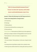 NUR631&sol; NUR 631 Exam 1&colon;  &lpar;Latest 2026&sol; 2027 Update&rpar; Advanced Health Assessment&colon; History and Physical Examination Practice Test&vert; Questions with Verified Answers and Detailed Rationales&vert; Grade A Pass&vert; 100&percnt; Correct &lpar;Verified Solutions&rpar; &ndash; Chamberlain&NewLine;&NewLine;
