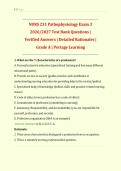 NURS231&sol; NURS 231 Exam 3&colon;  &lpar;Latest 2026&sol; 2027 Update&rpar; Pathophysiology&colon; Fluid and Electrolyte Balance&comma; Acid-Base Disorders&comma; and Hematology Review&vert; Practice Questions with Verified Answers and Detailed Rationales&vert; Grade A&vert; 100&percnt; Correct &lpar;Verified Solutions&rpar; 