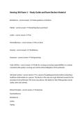 Nursing 304 Exam 1 &ndash; Study Guide and Exam Review Material