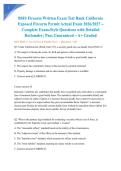 BSIS Firearm Written Exam Test Bank California Exposed Firearm Permit Actual Exam 2026&sol;2027 &ndash; Complete Exam-Style Questions with Detailed Rationales &vert; Pass Guaranteed &ndash; A&plus; Graded&NewLine;&NewLine;